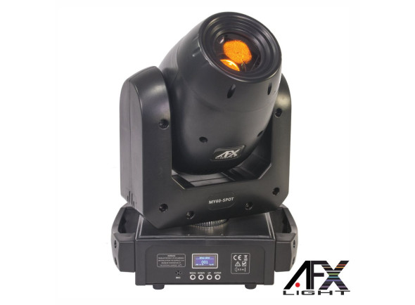 Afx Light Moving Head 1 LED 60W DMX MIC MY60-SPOT Afx Light Moving Head 1 LED 60W DMX MIC MY60-SPOT